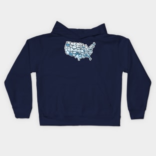 Mewnited States Kids Hoodie